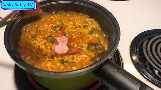 [ENG] how to make Korean Ottogi “jin jjambbong”noodles ASMR of making ramen special way to make it