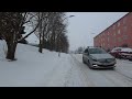 oslo norway snowstorm has arrived in oslo❄ virtual walking tour 4k 60ftp