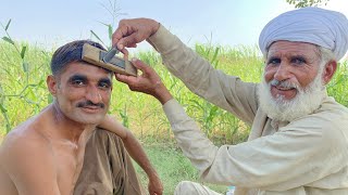 ASMR Fast Beard Shaving With Straight Razor But Barber is 100 Year Old!![ASMR ABi]