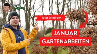 Gartenarbeiten Januar  Das ist zu tun 2023