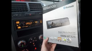 Kenwood KMM-BT325 Radio Install and Review