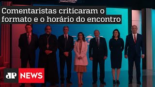 Comentaristas da Jovem Pan analisam último debate presidencial na Globo; assista íntegra