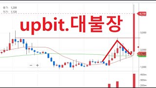 비트코인 대불장, 4차 불장엔 김치코인이 답이다. 알파쿼크,스트라이크,코박토큰,스팀달러,메탈, 업비트 코인만 불장. 업비트 대불장