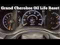 How To Reset Oil Life On 2014 - 2021 Jeep Grand Cherokee To 100% - Clear Oil Change Indicator Light