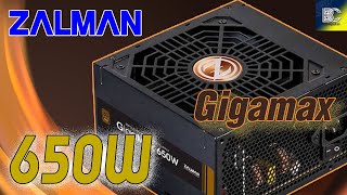 แกะกล่อง รีวิว PSU Zalman Gigamax 650w  80plus bronze มีอะไรให้บ้าง