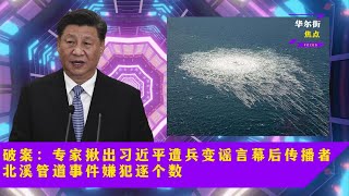 北溪管道事件嫌犯逐个数，谁最有可能下手？元老坐镇领导中南海政变？数据专家揪出习近平遭兵变谣言幕后传播者|华尔街焦点合集