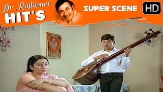 Dr.Rajkumar Proposes Madhavi Kannada Scenes | Shruthi Seridaga Movie