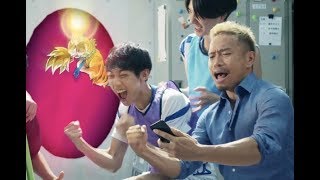 サッカー長友がドラゴンボールで熱くなる／CM「ドラゴンボールZ ブッチギリマッチ長友佑都氏 部室編Ａ」