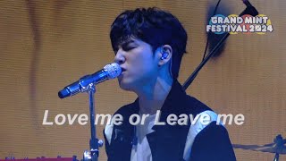 [4K] 241026 DAY6 데이식스 - Love me or Leave me | 그랜드 민트 페스티벌 2024