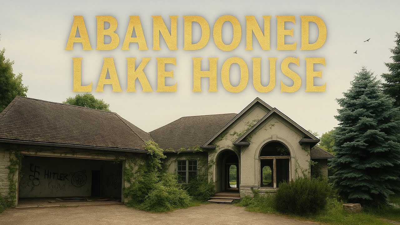 Huge Abandoned Luxury Mansion With Private Lake Worth Millions Youtube