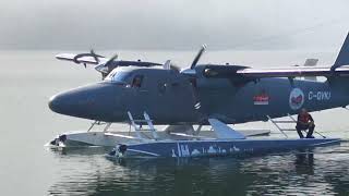 Seaplane demo launch at Umiam Lake Watersports Complex, on Nov 14