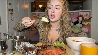 HEALTHY MUKBANG *talking your ear off*