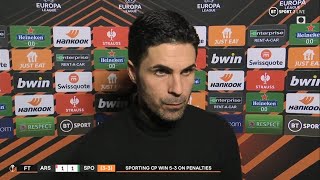 "There Were Moments We Weren't Our Level"- Mikel Arteta | Post Match Interview | Arsenal vs Sporting