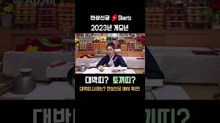 2023년 계묘년, 토끼띠 대박?! #shorts