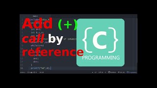 C programming:Add two numbers using call by reference