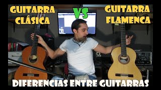 Diferencias entre guitarra clásica y flamenca | flamenco vs classical