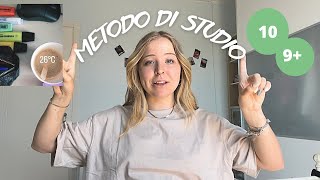 POCO STUDIO E VOTI ALTI - il mio metodo || FC