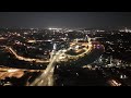 vilnius lithuania night flight from city s suburbs to city center 4k x8