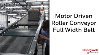 Motor Driven Roller Conveyor: Full Width Belt | Honeywell Intelligrated