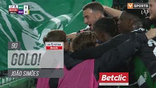 Golo João Simões: Sporting (2)-0 Nacional (Liga 24/25 #19)