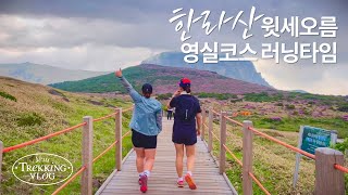 철쭉이 반기는 길, 뛰어서 윗세오름!🏃‍♀️ | JEC