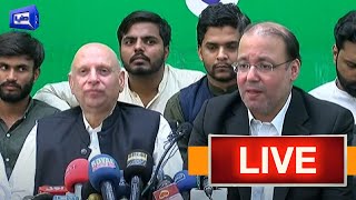 LIVE | PML-Q In-Action! Chaudhry Sarwar and Chaudhry Shafay Hussain Holds Important Press Talk