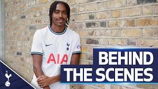 Djed Spence's first day at Spurs | BEHIND THE SCENES