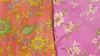 Kalamkari sarees and dola silk digital print sarees