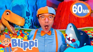 Blippi Plays Games In His Clubhouse - Blippi | Educational s for Kids