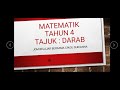 Matematik Tahun 4 (Darab menggunakan kaedah kekisi)