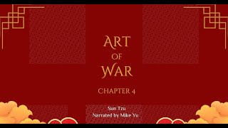 Art of War - Chapter 4 - Tactical Dispositions - Sun Tzu (Blackscreen)
