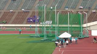 2017年度 兵庫県高校総体 女子4×100mリレー準決勝2組目