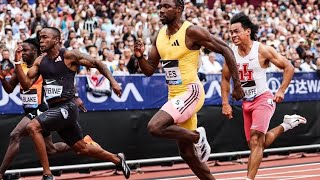 Diamond league                                            100m London Athletics meet