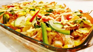 kapsalon/ how to make delicious chicken kapsalon/ by tasty food with batool.