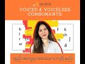 VOICED & VOICELESS CONSONANTS (In Burmese)  | Zoeii English Education