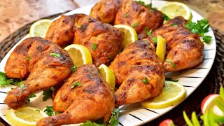 تتبيلة سريعه لدجاج مشوي بطعم ولون مميز تابعوها خطوه بخطوه  Grilled chicken with a quick seasoning