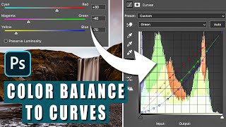 The science behind COLOR BALANCE in PHOTOSHOP - converting color balance to CURVES + FREE SCRIPT