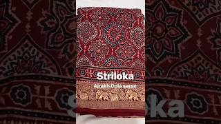 Ajrakh Dola sarees #sareelove #saree #ajrakhsaree #ajrakhlove #sareedraping #sari #ytshortsvideo #yt