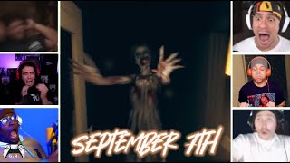 Gamers React to the HALLWAY JUMPSCARE | September 7th