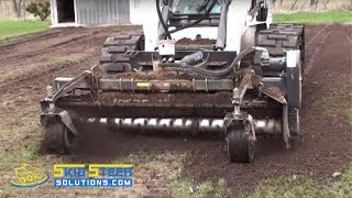 Harley Rake Attachment for Skid Steer Loaders - Demo