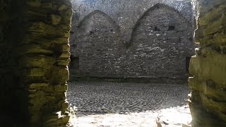 Inside Ballinacarriga castle