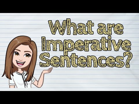 Is Thank you an imperative sentence?