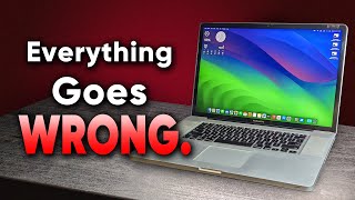 Forcing MacOS 14 Sonoma onto a MacBook Pro 17”