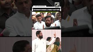 “Mahayuti will form govt with thumping majority…” Eknath Shinde as he casts votes for MH Polls 2024