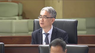 【新聞局】行政法務司司長張永春列席立法會回答議員提問(第一部份)