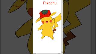 Pikachu in turtle🐢 graphics in python #pikachu #python #coding #turtle #viral #viralshorts #pokemon