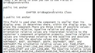 Java Programming Tutorial -GridBagConstraints-9- public int anchor