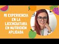 Mi experiencia en Nutrición Aplicada