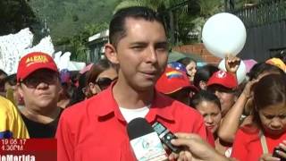 Jacinto Plaza  se desbordó en marcha oficialista en apoyo a la Constituyente