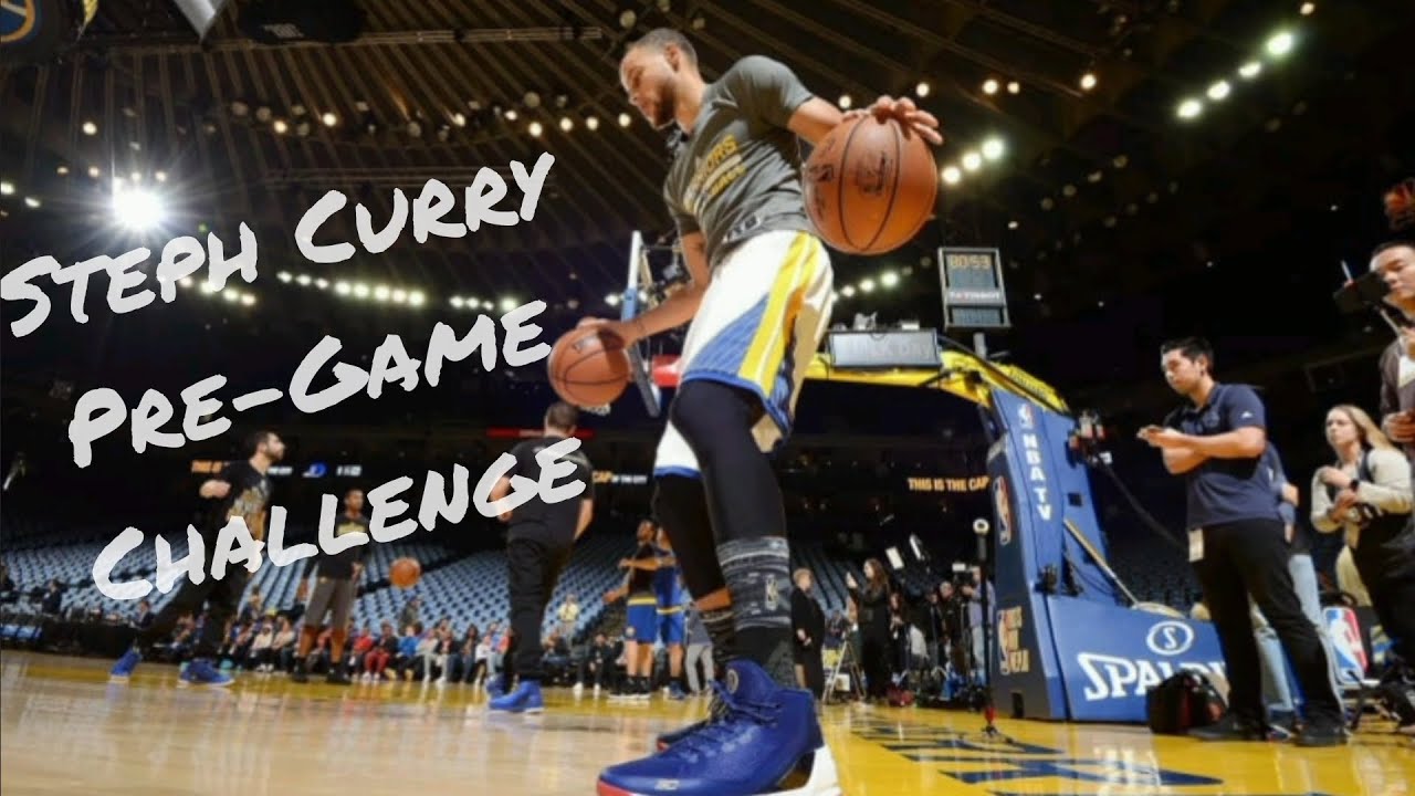 Steph Curry Pre-Game Challenge - YouTube